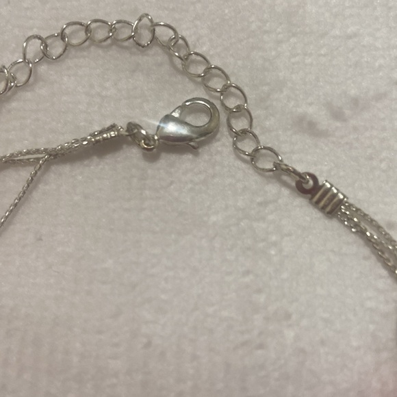 NWOT 3 strand beaded necklace with adjustable clasp. Never worn - Picture 3 of 4